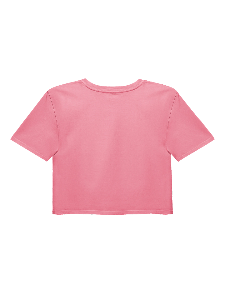 Bookish Baddie Illustrated Crop Top - Pink product image (2)