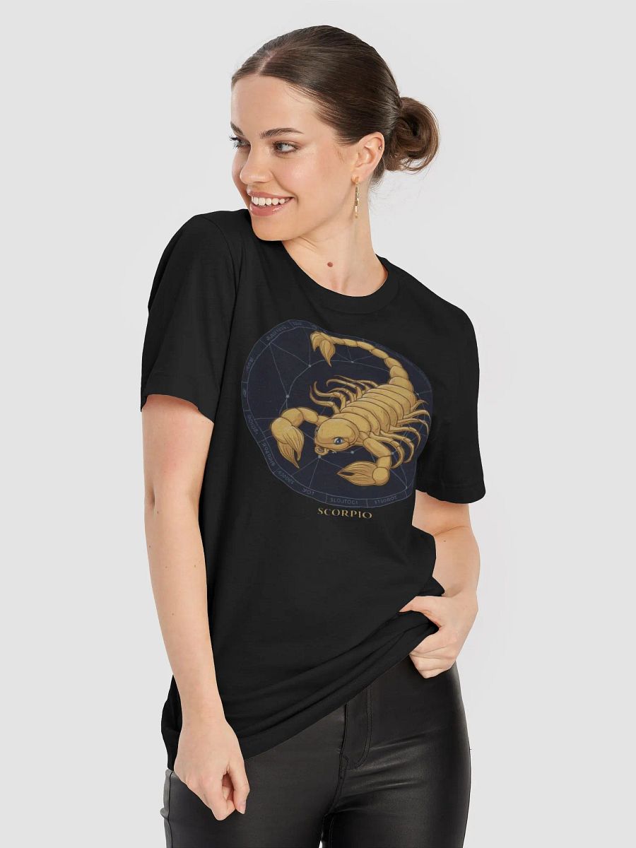 Unisex Scorpio Zodiac Supersoft T-Shirt with Celestial Design product image (3)