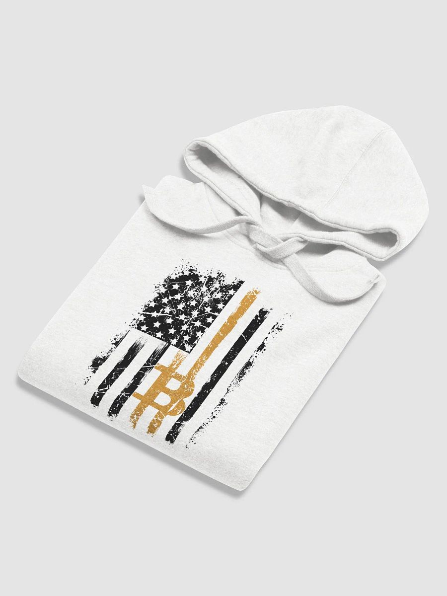 Bitcoin Flag (Black on White) product image (6)