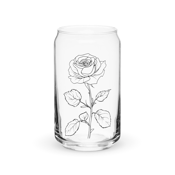 Rose Sip in Style: Can-Shaped Glass product image (1)