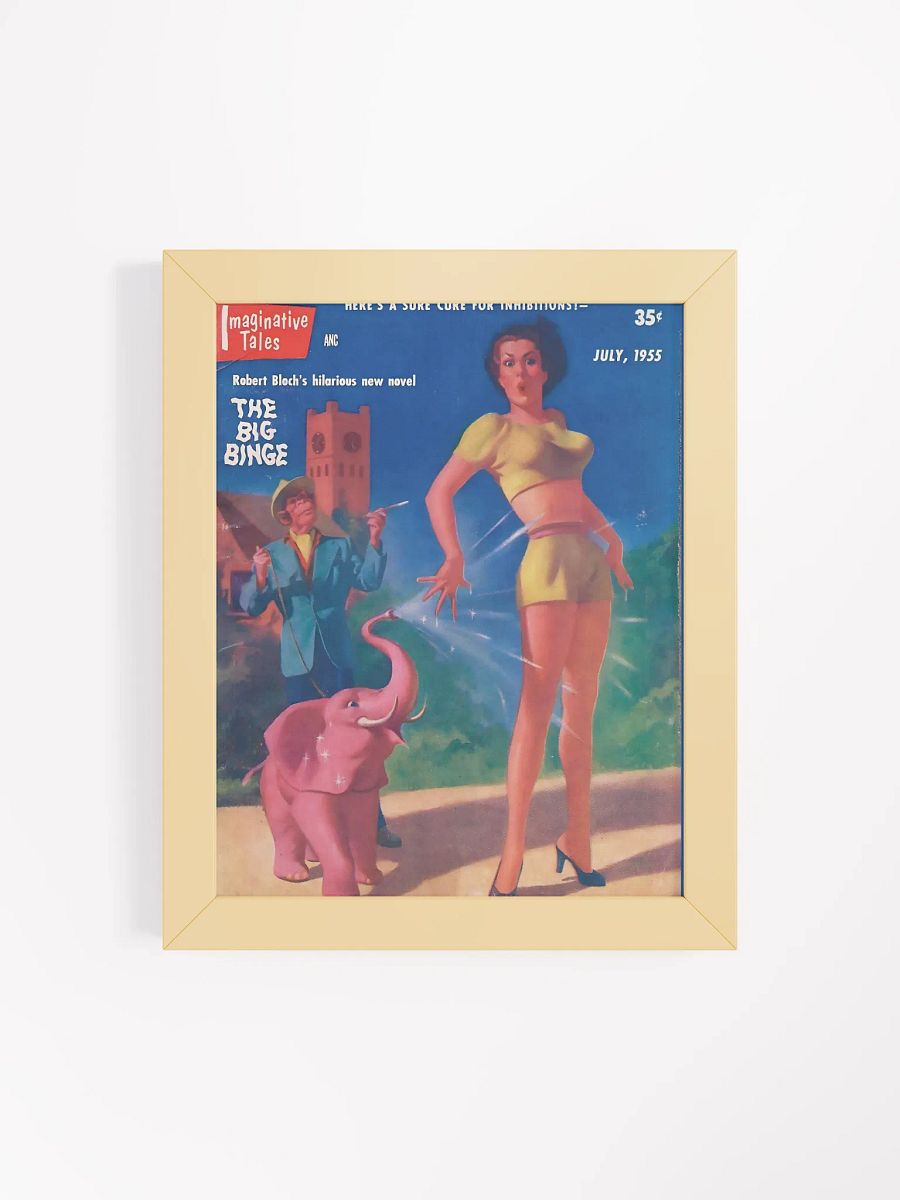 Vintage Pinup and Pink Elephant Print product image (39)