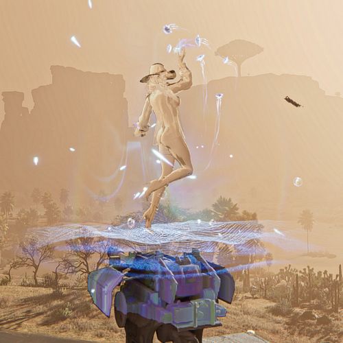 Using the cloak of invisibility during a prime war in the sand dunes of Once Human. Been having so much running around & shoo...