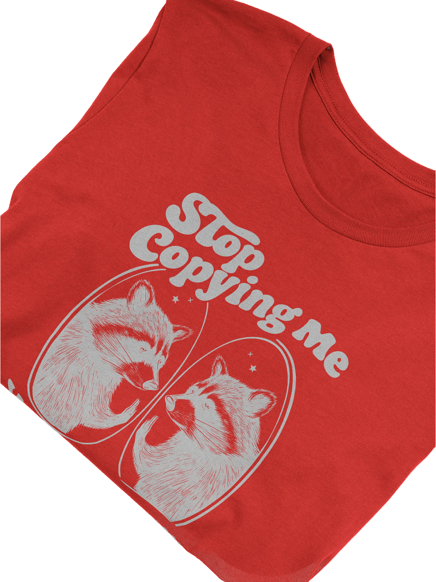 Mirror Raccoon Standoff T-Shirt product image (5)