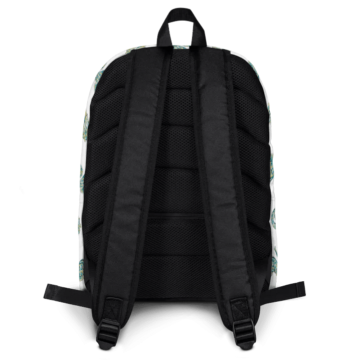🧜‍♀️ Seahorse Shuffle Backpack | Coastal Charm | by MONIQUE FAELLA DESIGNS™ 🌊| White Background product image (2)