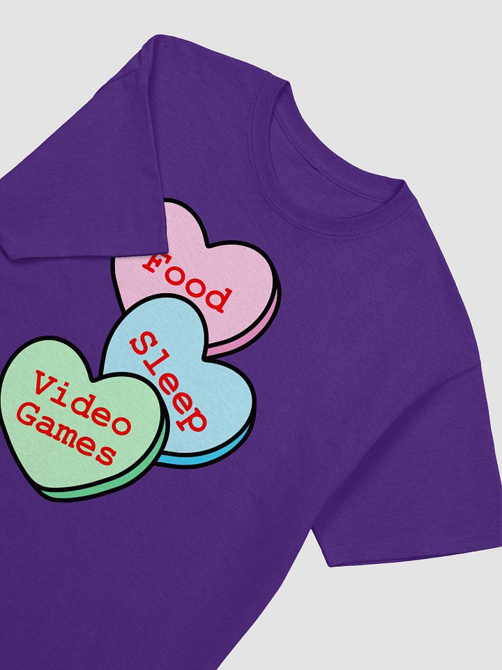 Gamer Candy Hearts Tee - Masculine Fit product image (1)