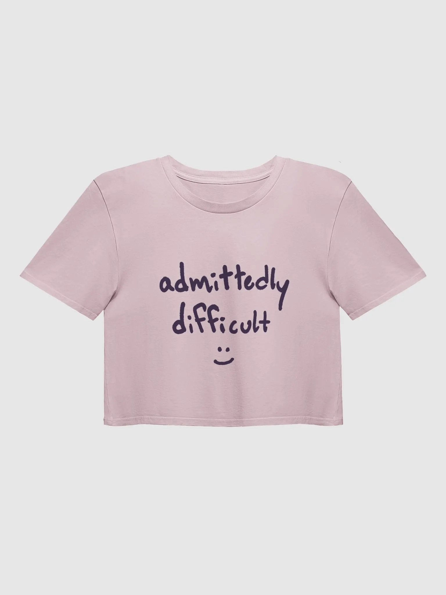 admittedly difficult (#332144) printed cotton crop top product image (17)
