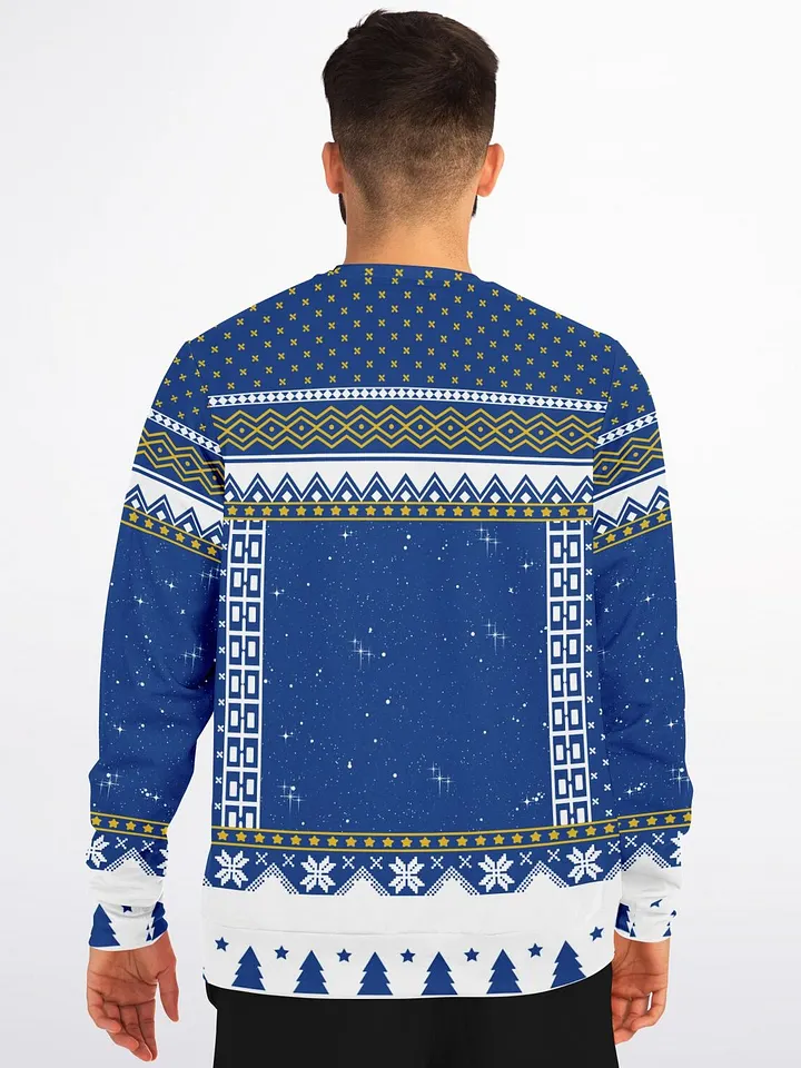 Festive North Pole Snow Globe Ugly Christmas Sweatshirt - Cozy Holiday Apparel product image (2)