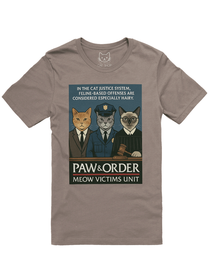 Paw and Order Parody Faux TV Show Unisex T-Shirt product image (109)