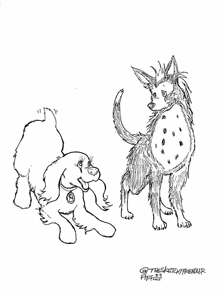 Custom BLACK & WHITE illustration product image (3)