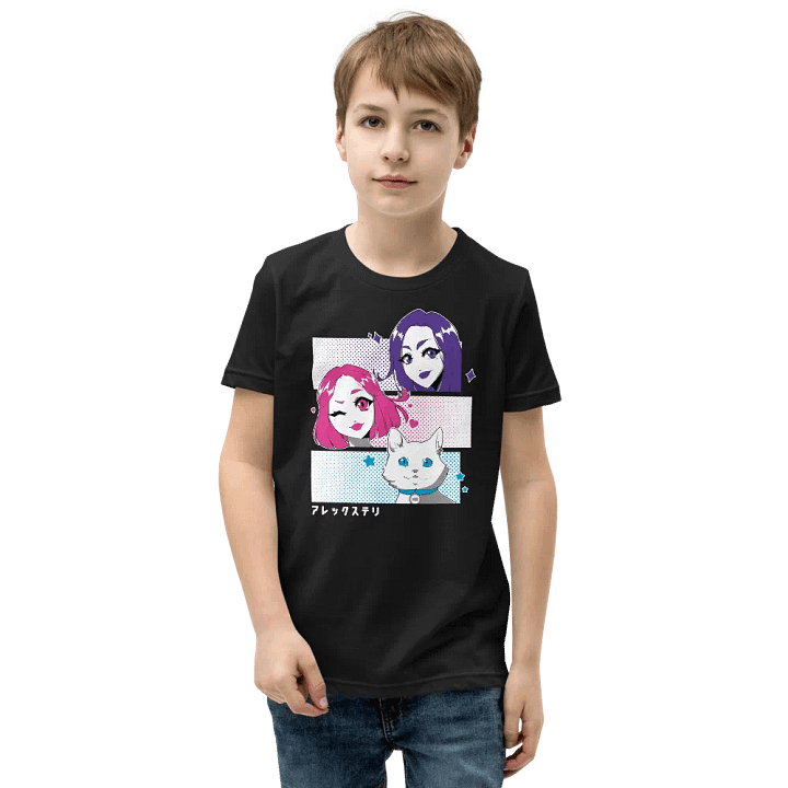 Alex y Tely Anime Youth Shirt product image (2)