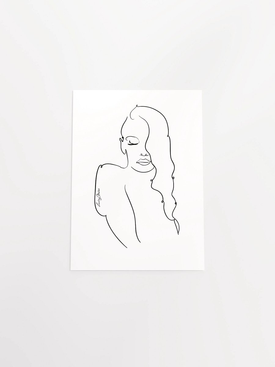 Siren Line Art Minimalist Poster product image (6)