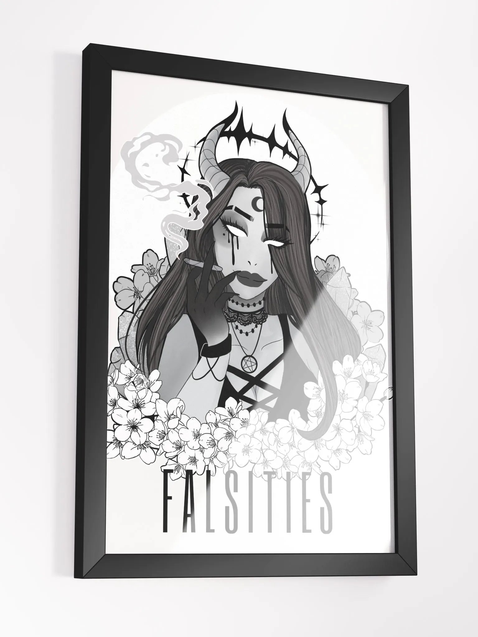 DEMON POSTER (FRAMED) product image (3)