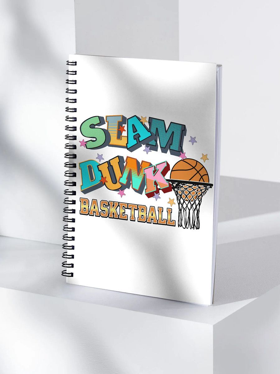 Basketball Slam Dunk Spiral Notebook product image (3)