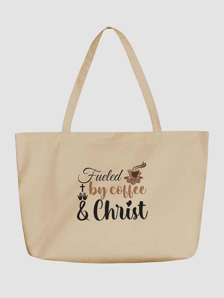 Fueled By Coffee and Chris, Eco Tote Bag. product image (2)
