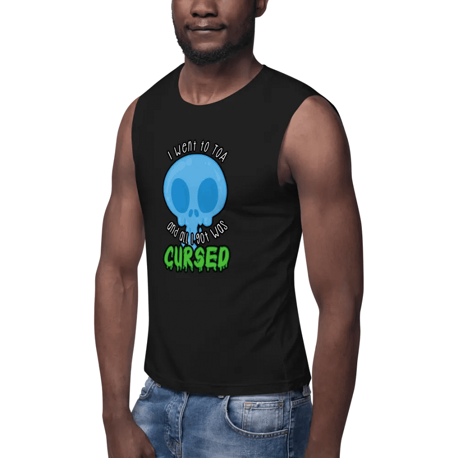 All I Got Was Cursed - Mage - Men's Style Muscle Tank product image (7)