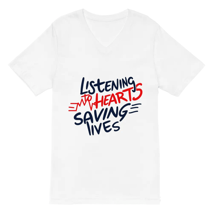 Heartbeat Art V-Neck Tee product image (2)