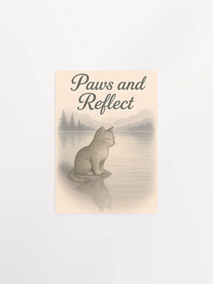 Reflect Cute Cat Motivational Poster product image (1)
