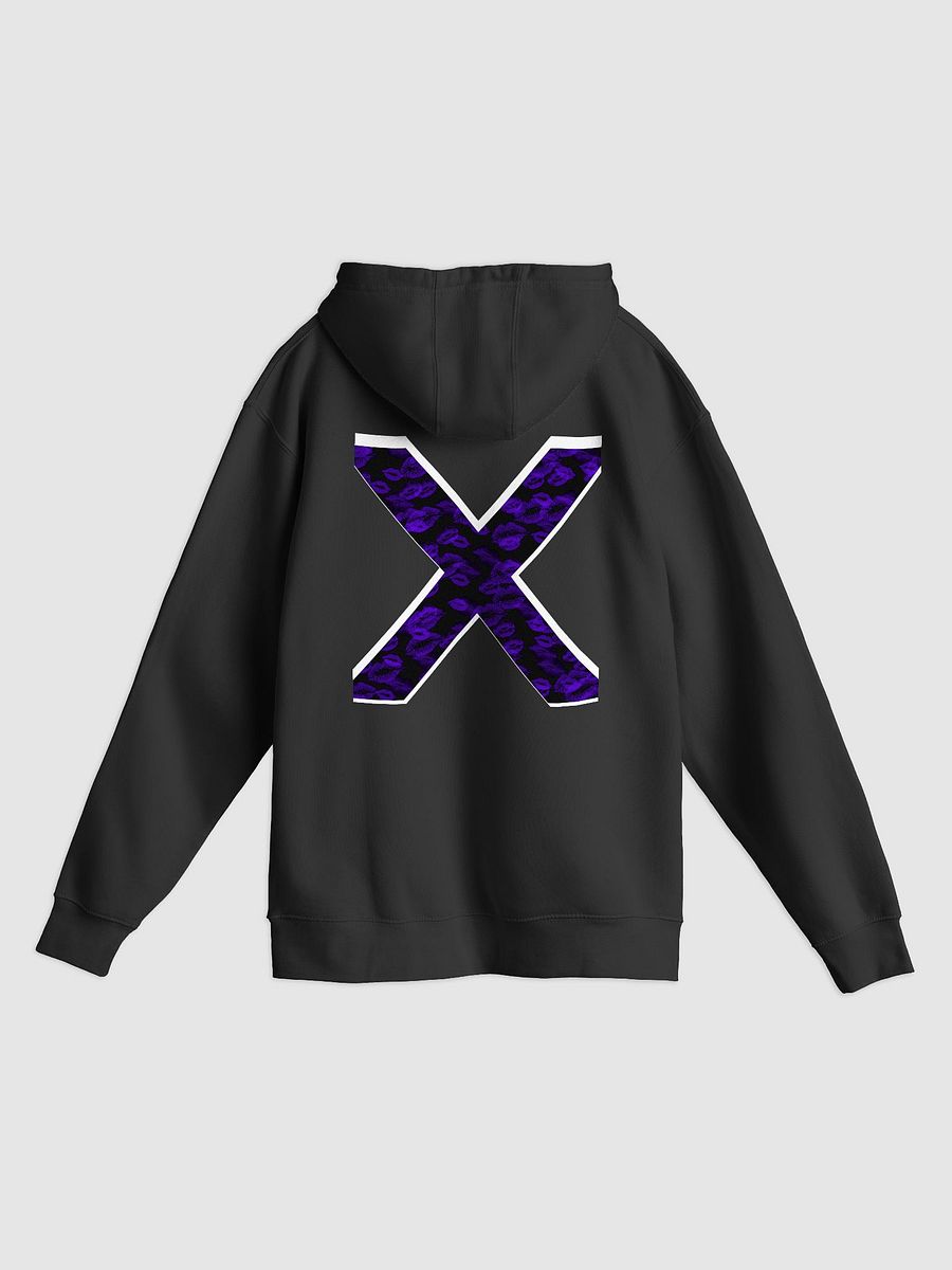 Black X Purple Lipstick Kisses Hoodie product image (15)