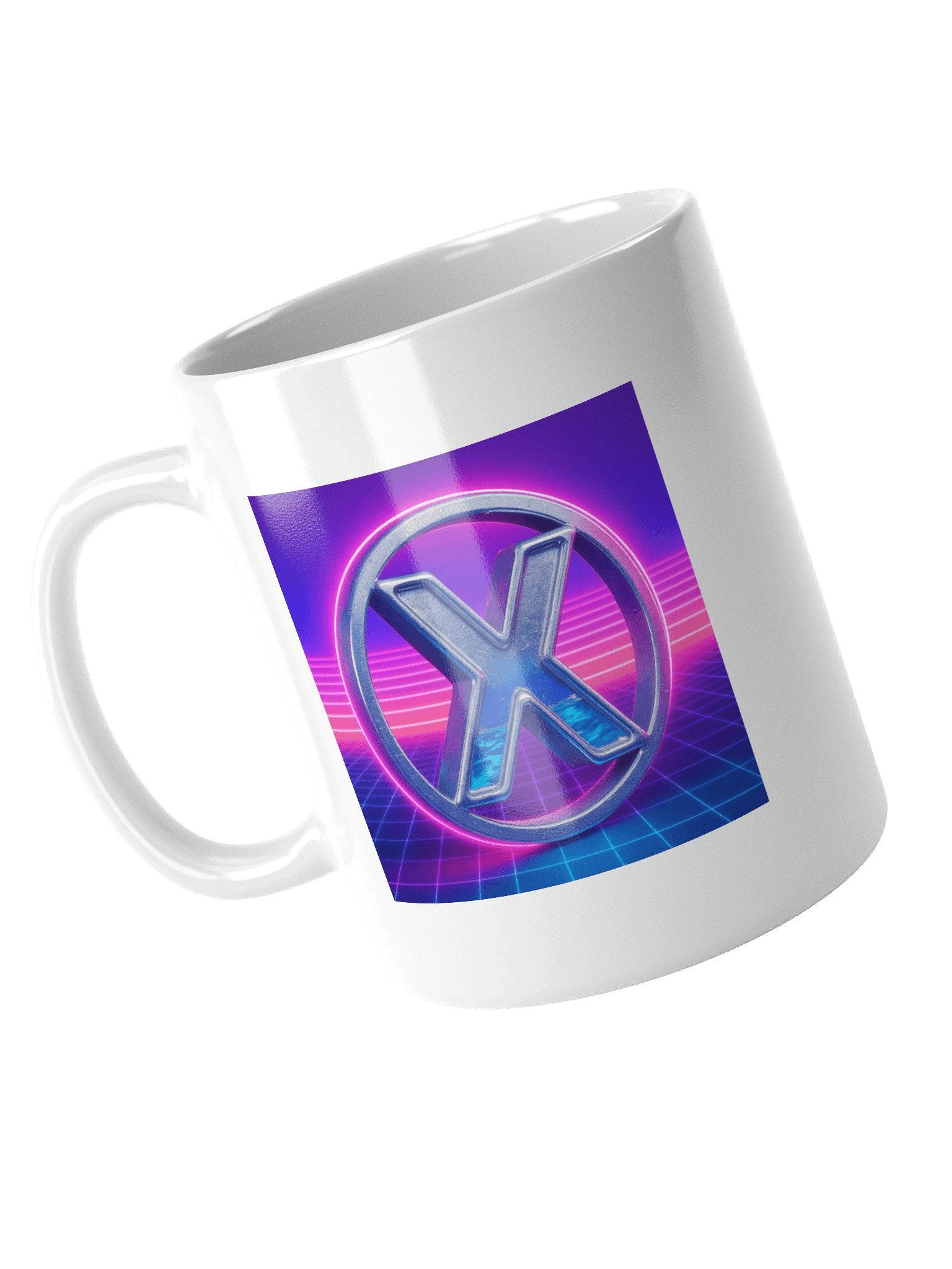 Vaporwave Pools X Logo Mug product image (4)
