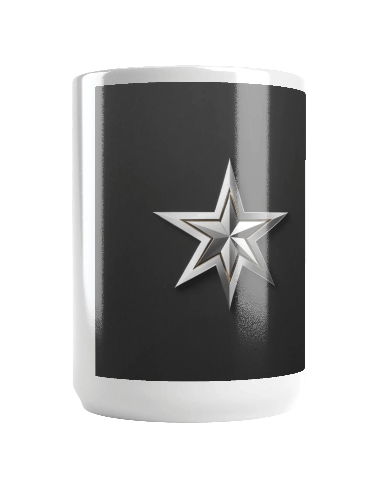 "Stellar Six-Arm Star Mug – Sip in Cosmic Style" product image (5)