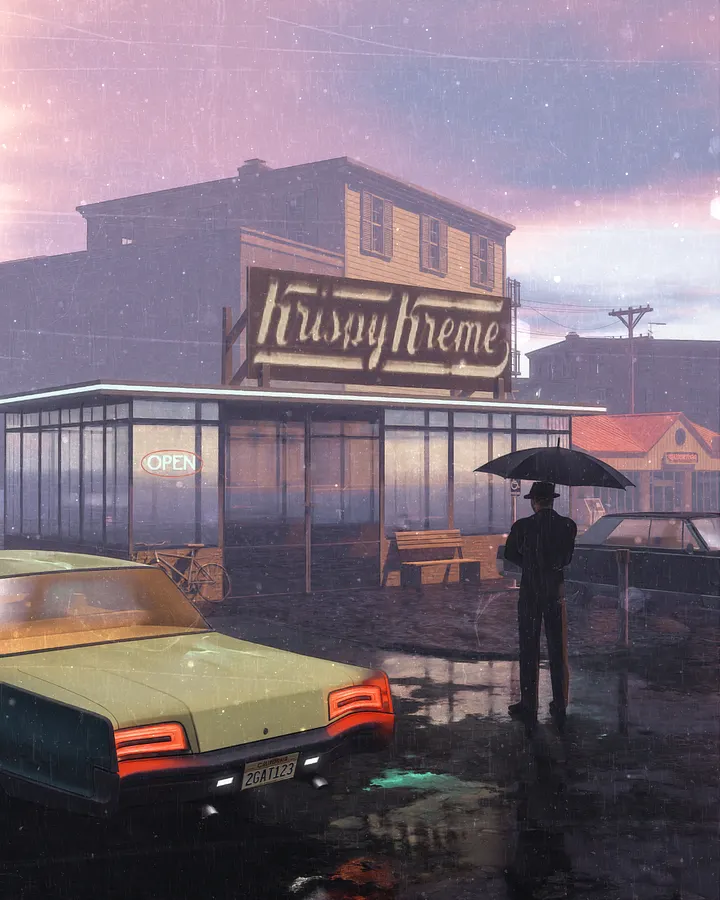KRISPY KREME SHOP 3D MODEL product image (2)