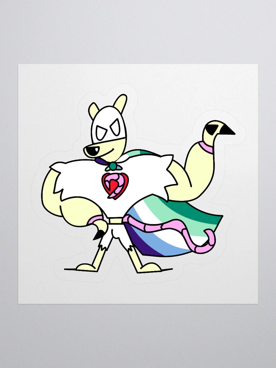 Superhomo! Vermili MLM White Variant Sticker! product image (1)