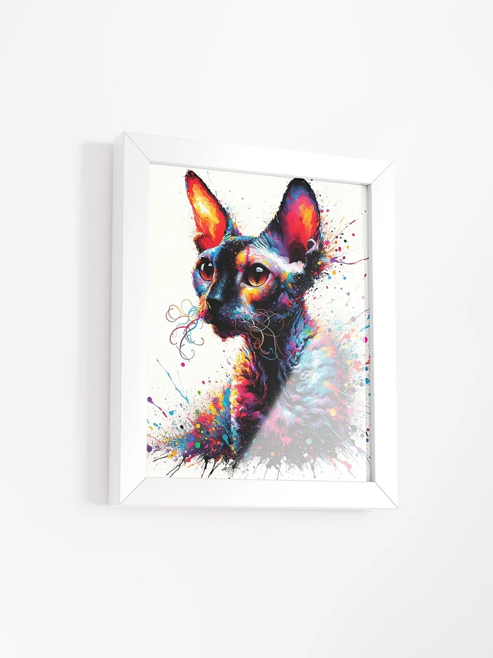 Framed High-Quality Matte Poster (in): Cornish Rex 2 product image (50)