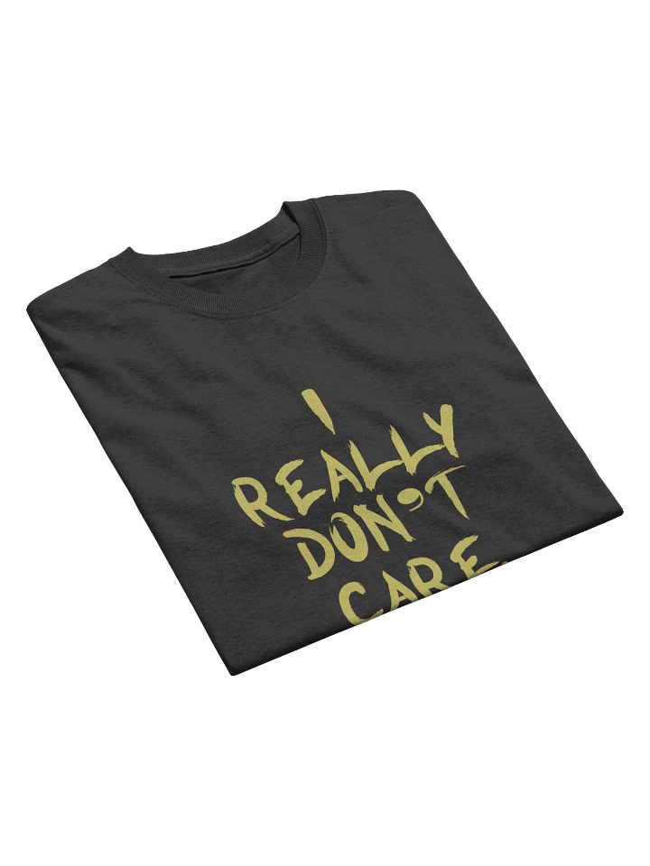 I dont care! Heavyweight Printed T-Shirt product image (2)
