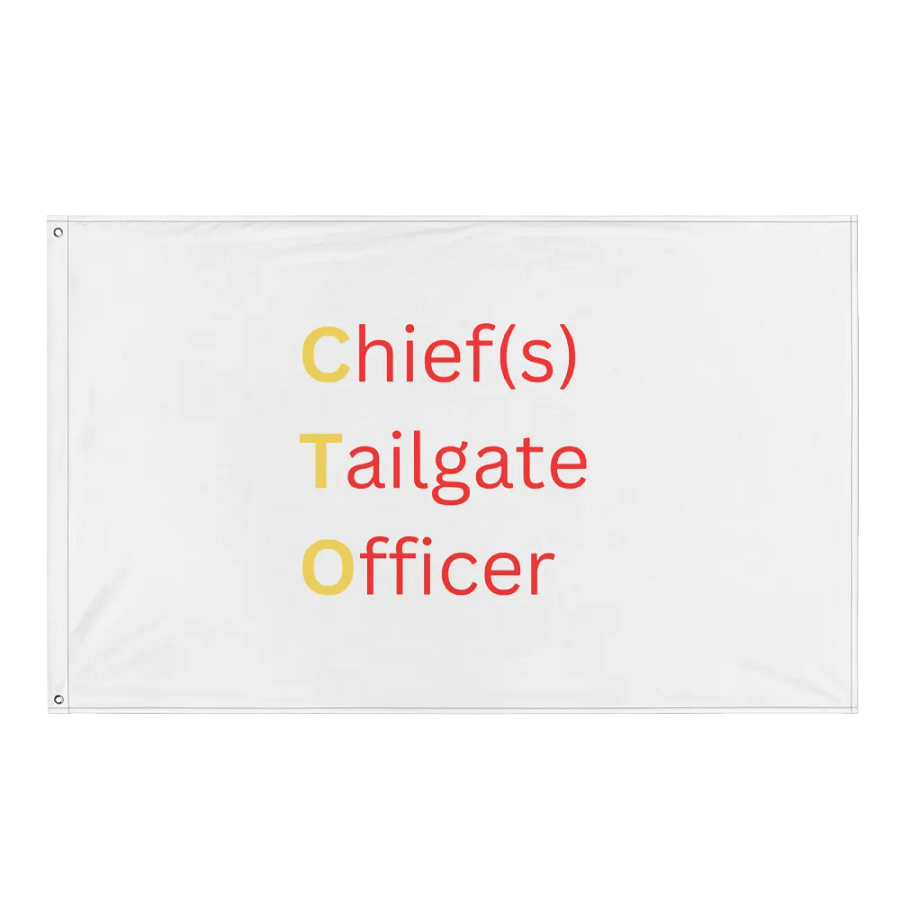 Chief(s) Tailgate Officer Flag product image (1)