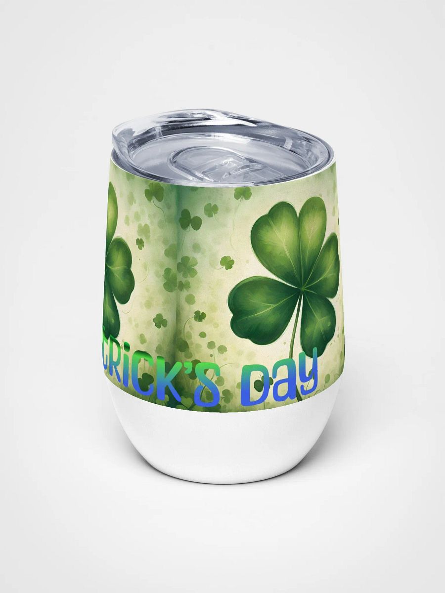 St Patrick’s Day Wine Tumbler product image (5)