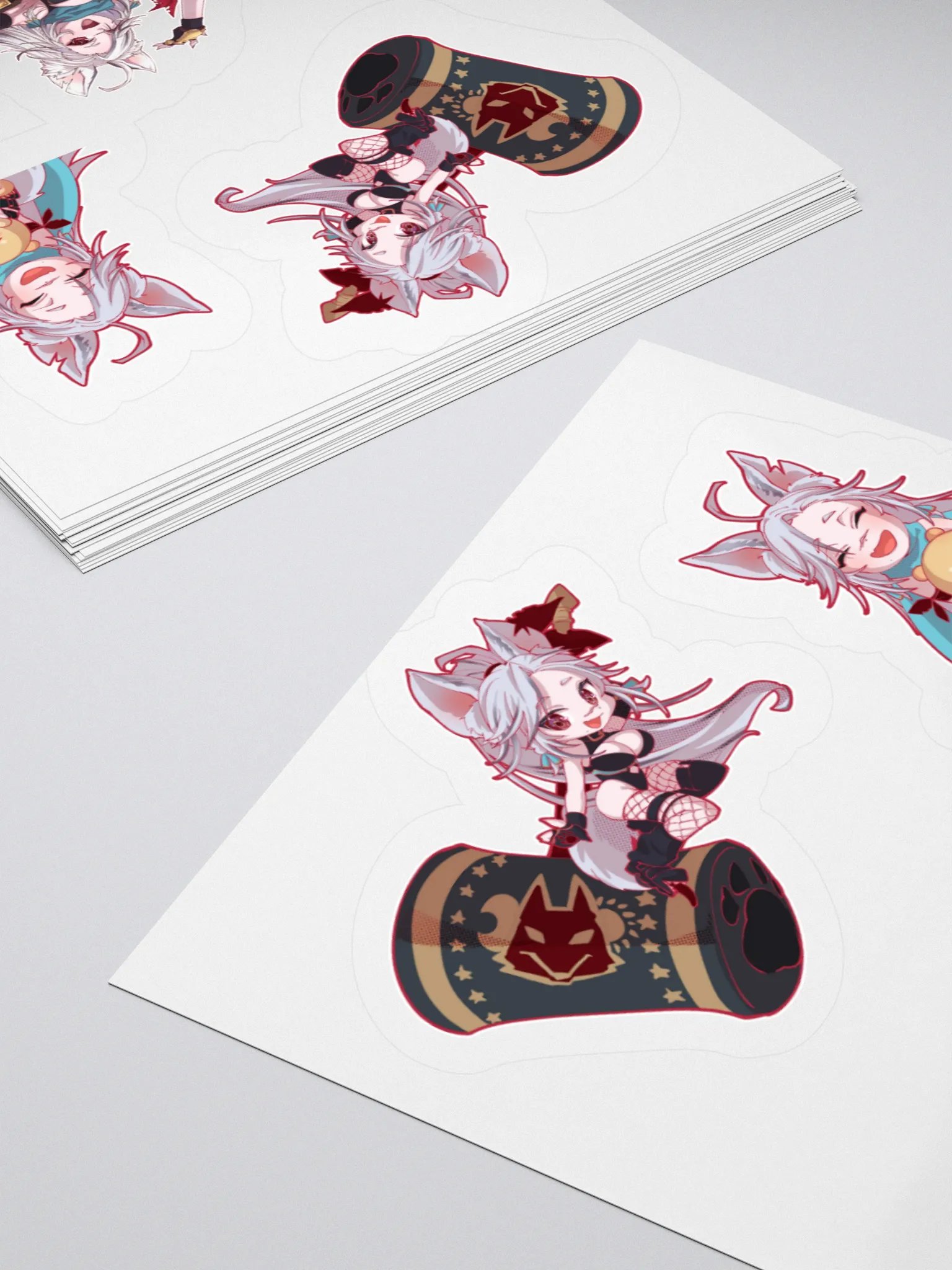 Guild Leader Paws Kiss Cut Stickers product image (12)