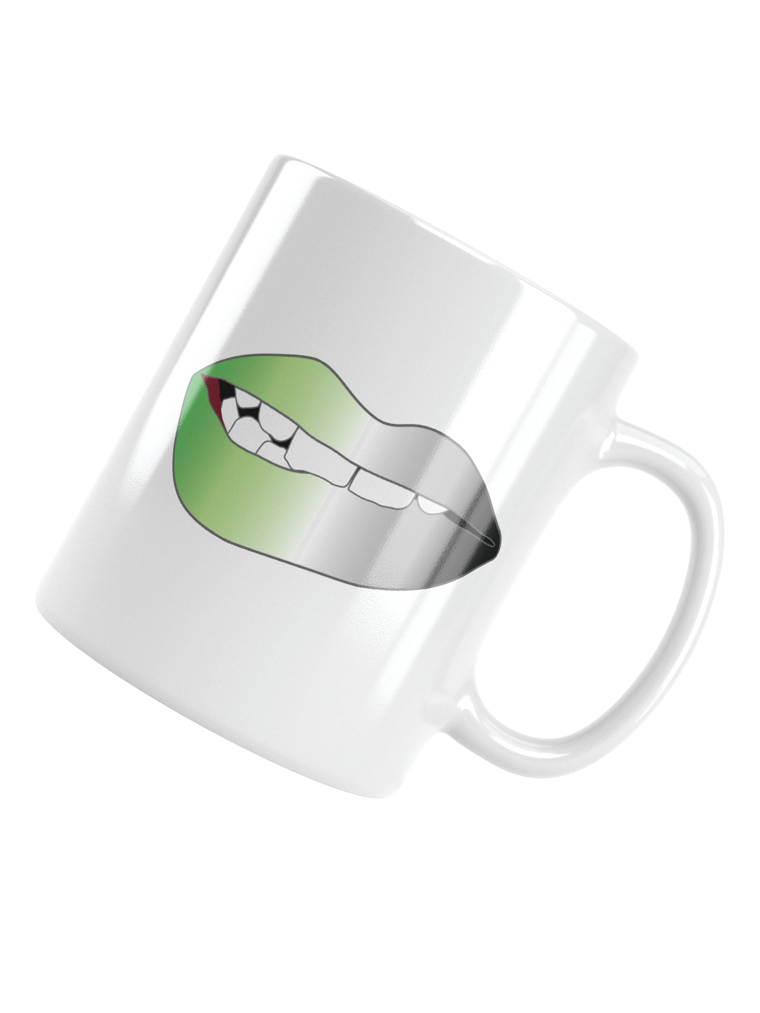 Aromantic Pride Gradient Biting Lips Mug product image (4)