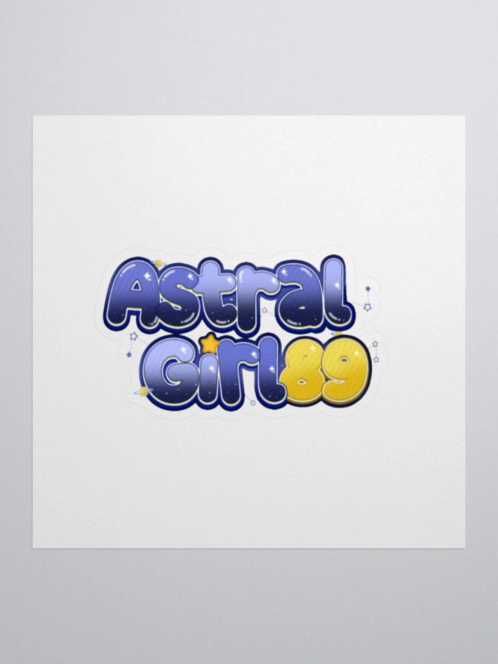 AstralGirl89 Logo sticker product image (3)