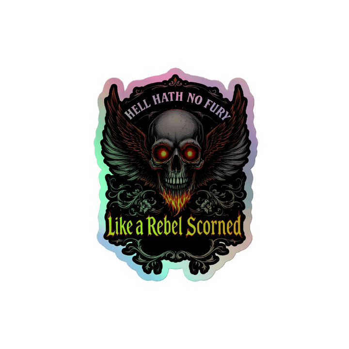 Rebel Undead Scorned Holographic Sticker product image (1)