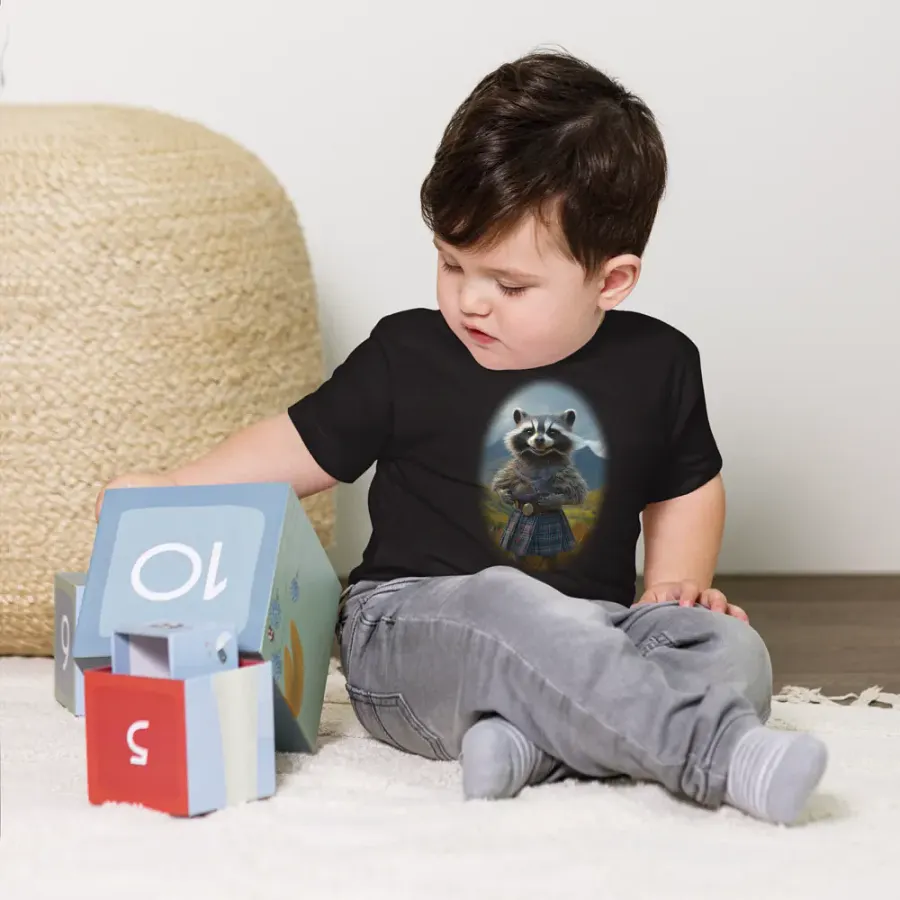 Highland Raccoon Baby Tee product image (5)