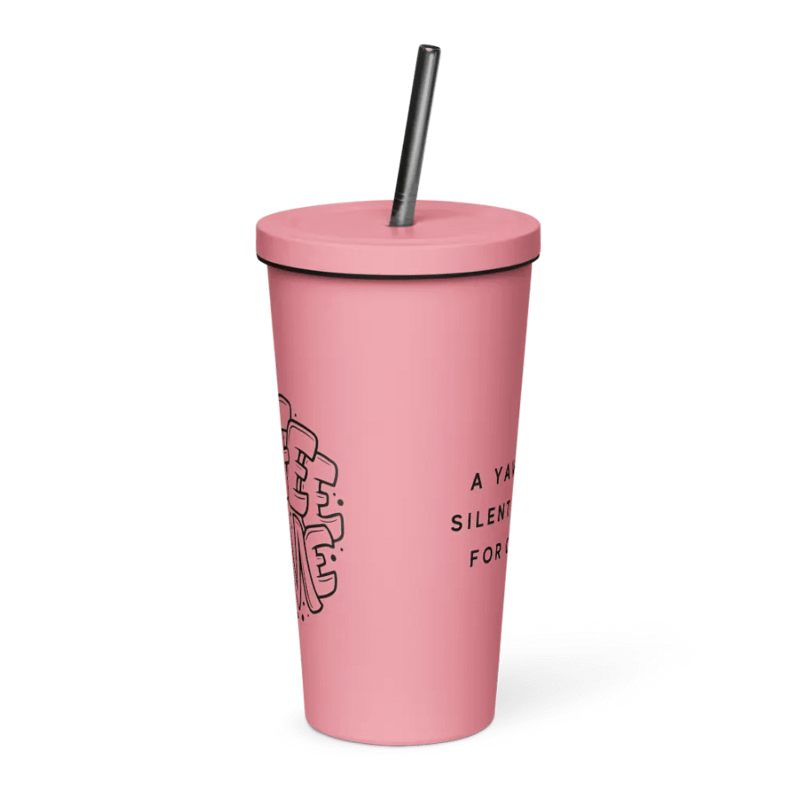 Coffee Time Insulated Tumbler with Straw product image (7)