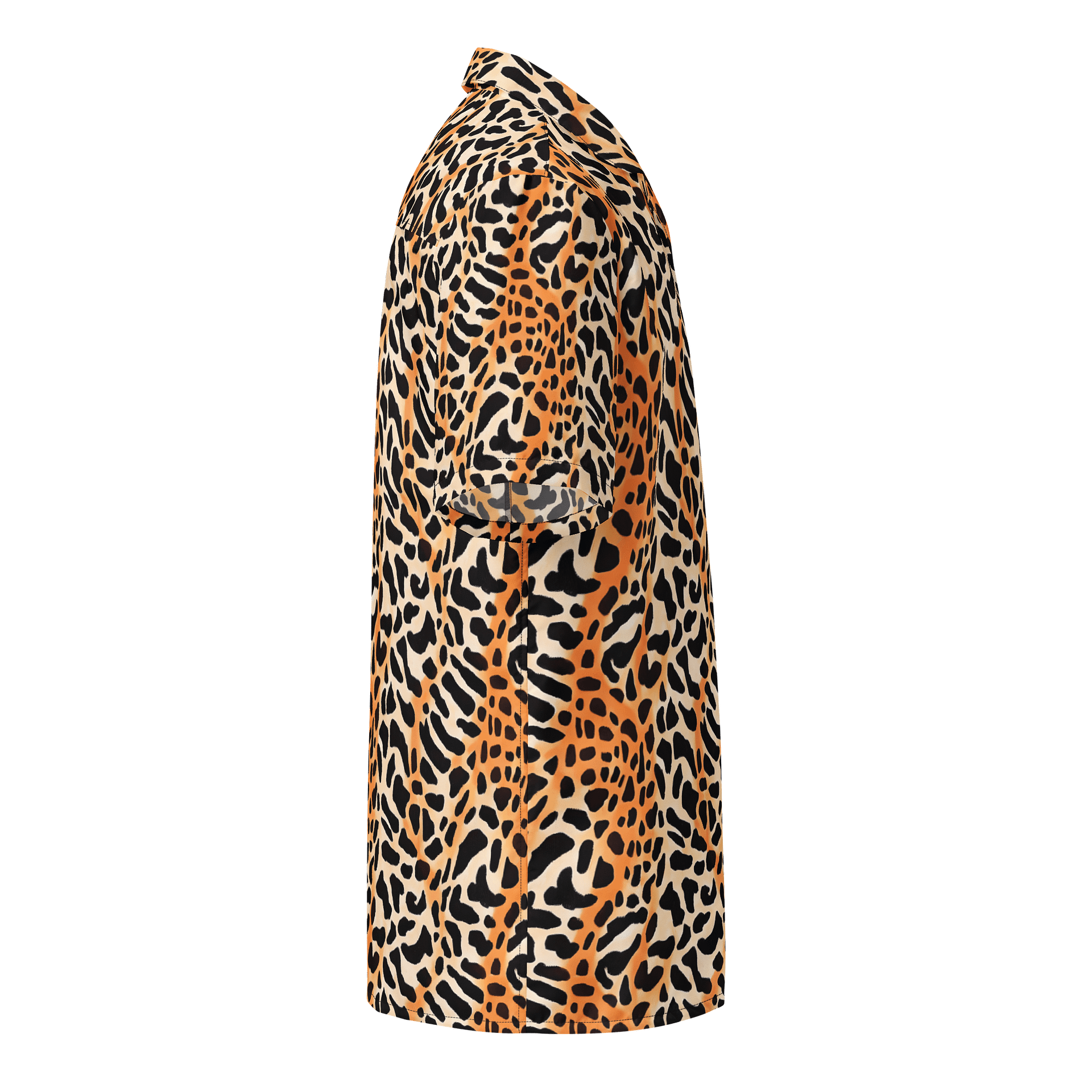 Orange Giraffe Hawaiian Shirt product image (4)