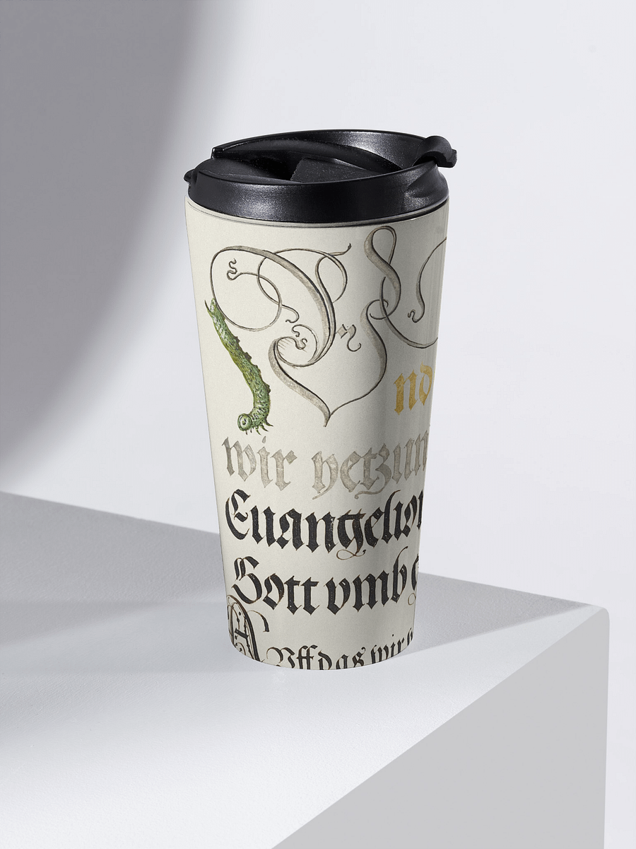 Calligraphic Moth. Stainless Mug product image (2)