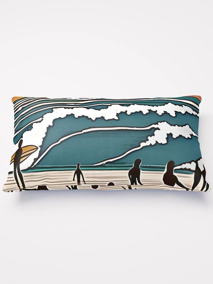 "Tenacity" Sunset Surfers All-Over Print Pillow product image (1)