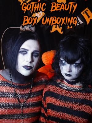 In love with this months Gothic Beauty box from @Gothic Beauty Magazine  Perfect for spooky season 🎃🦇👻 #halloween #gothicbeauty #gothicbeautymagazine #gothicbeautymag #goth #gothic #gothmakeup #gifted #randomgothcouple 