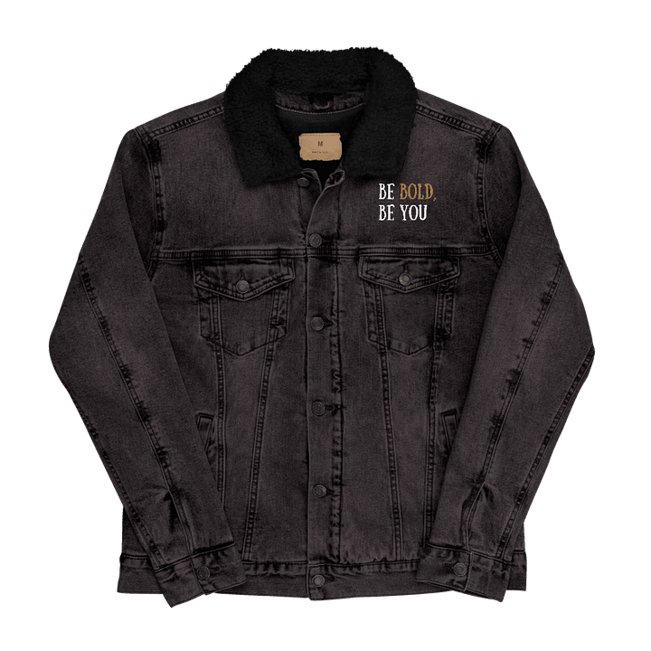 Be bold, be you sherpa Denim Jacket product image (1)
