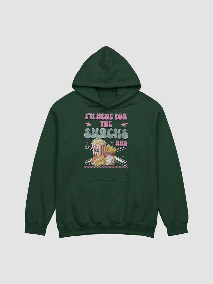 Im Here For The Snacks And Baseball Lover Hoodie product image (1)
