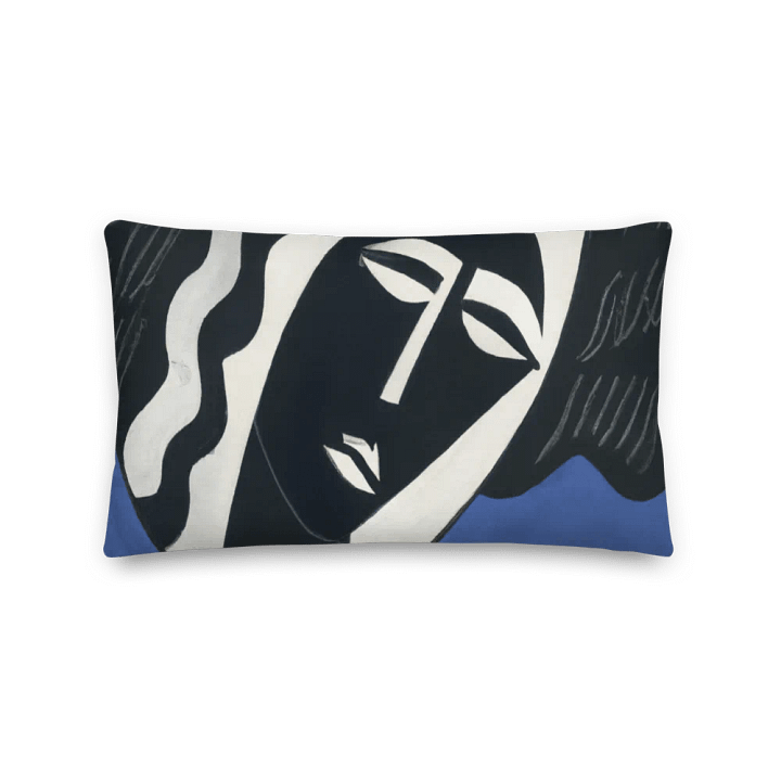 Soul Abstract Visage Premium Pillow product image (1)