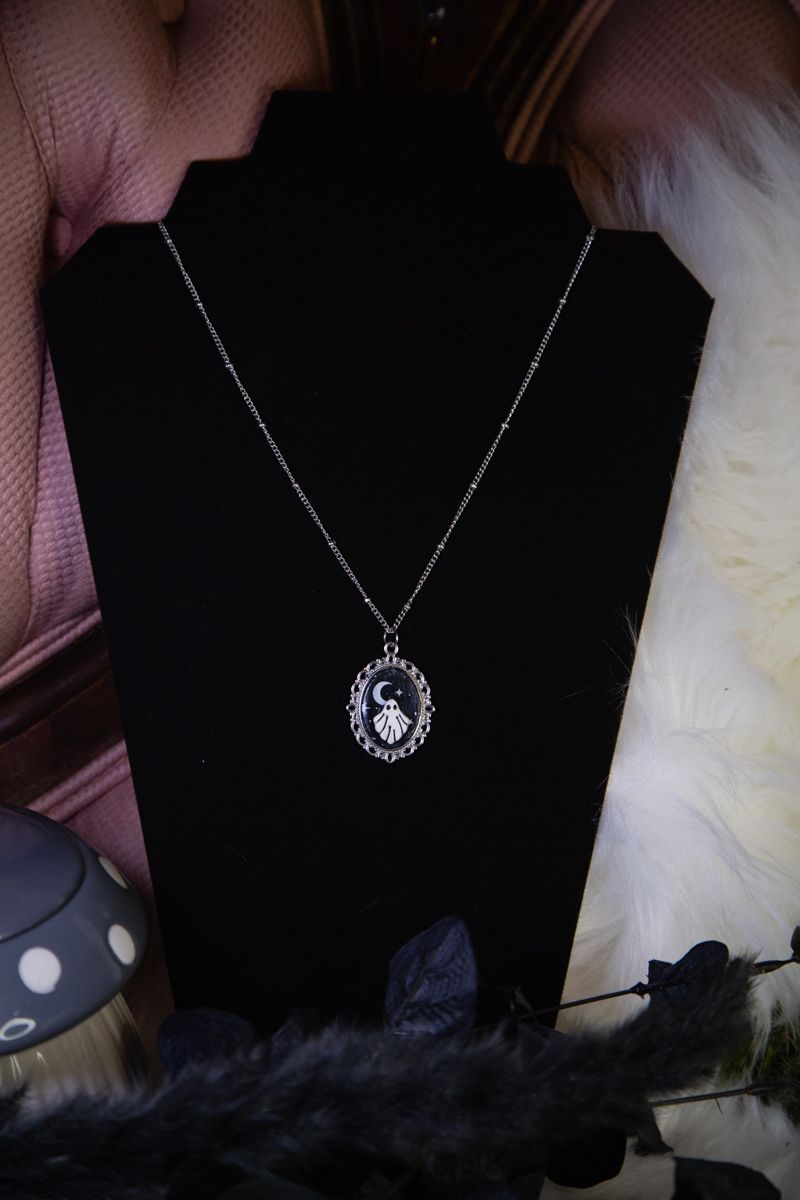 Ghost Pendant Necklace product image (2)