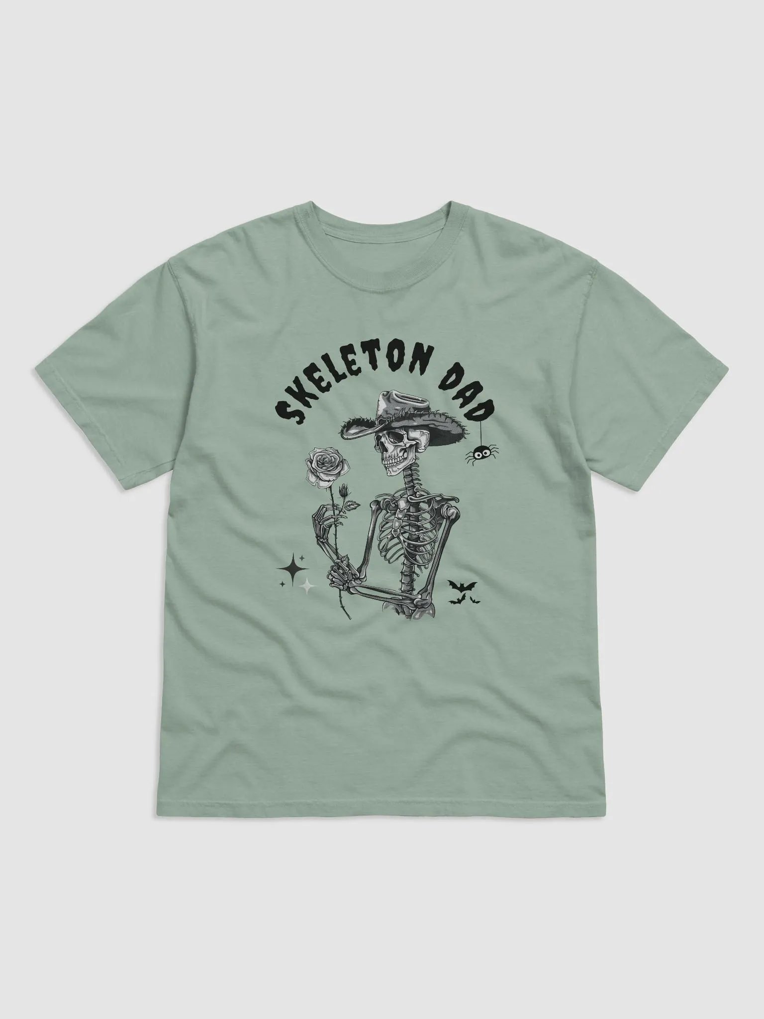 Skeleton Dad Couples Matching Halloween Skeleton Retro T-Shirt product image (2)