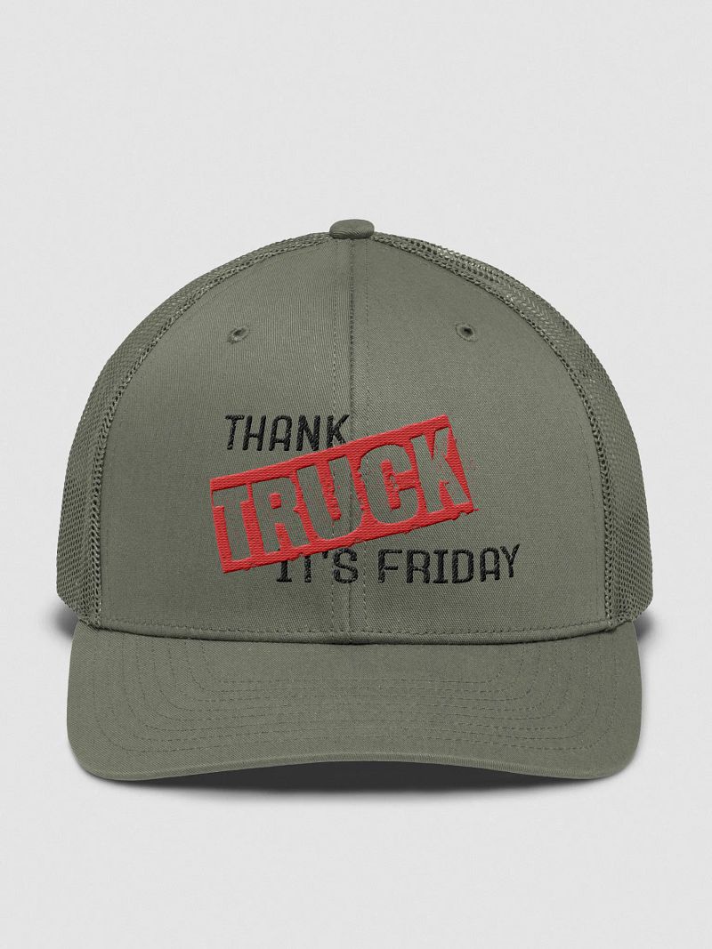Thank Truck It's Friday Canvas Hat