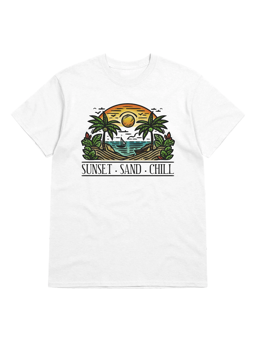 Sunset. Sand. Chill (Alternative) Gildan T-Shirt product image (1)