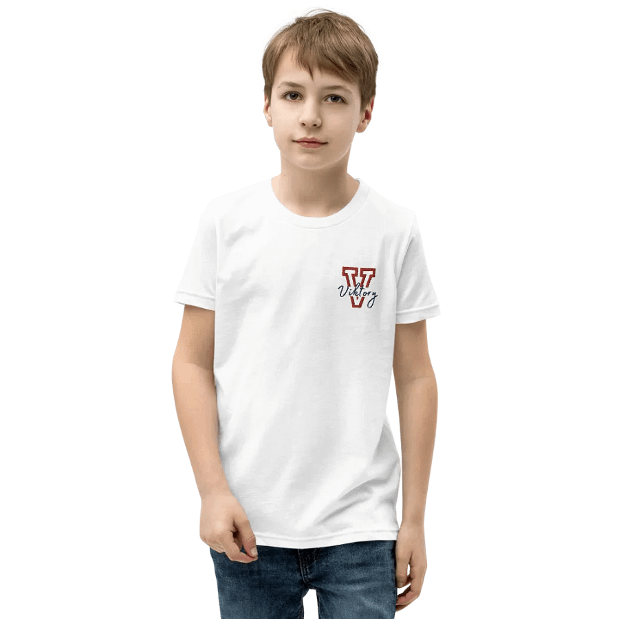 Kids Shirt White (red & blue logo) product image (7)