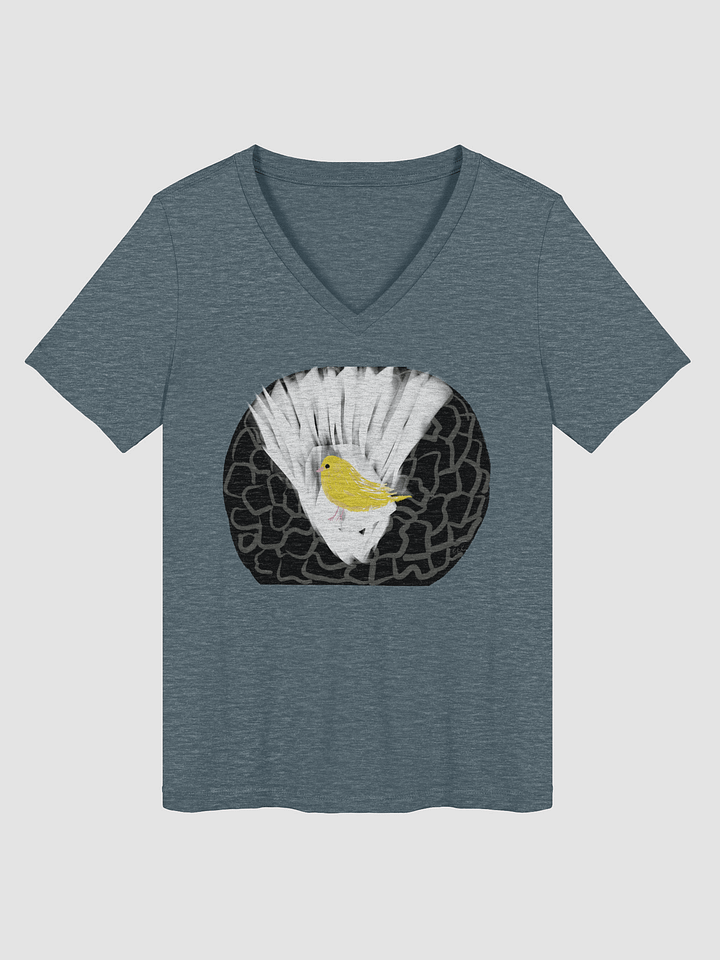 Canary In The Coalmine VNeck tee product image (34)