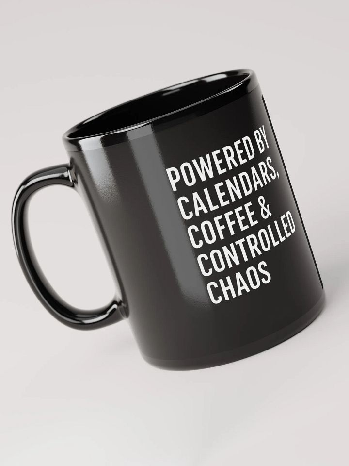Powered by Calendars, Coffee & Controlled Chaos Project Manager Energy by The Research Social product image (1)